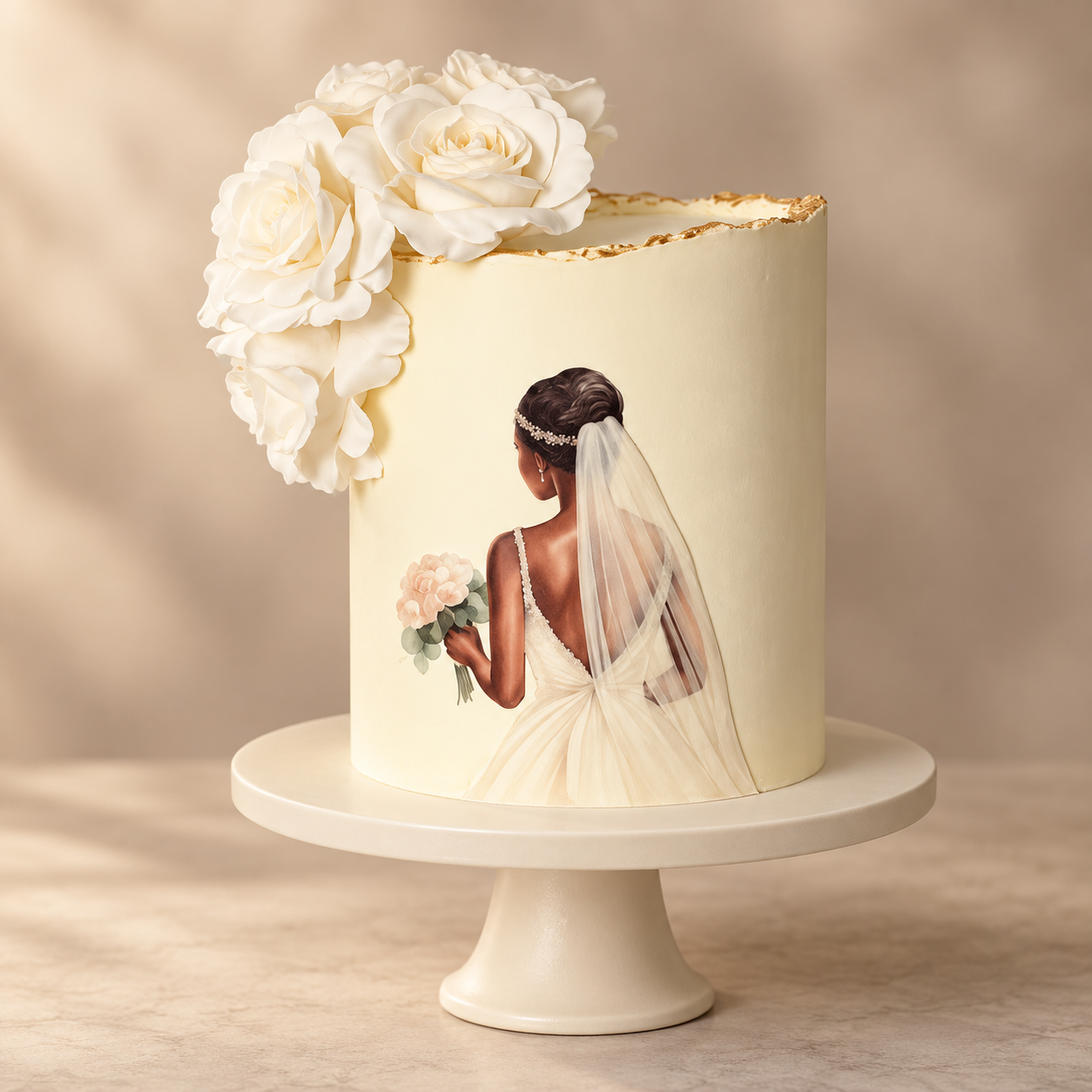 Ivory Bridal Portrait